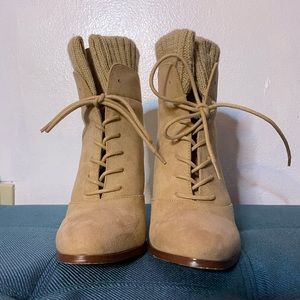 Raphaella faux suede boots